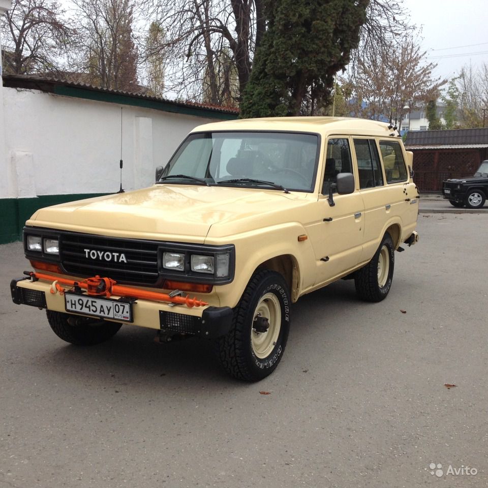 1989 Toyota Land Cruiser 4.0 MT / 105 л.с. дизель, 9 местный, один хозяин с  1989 - АвтоГурман